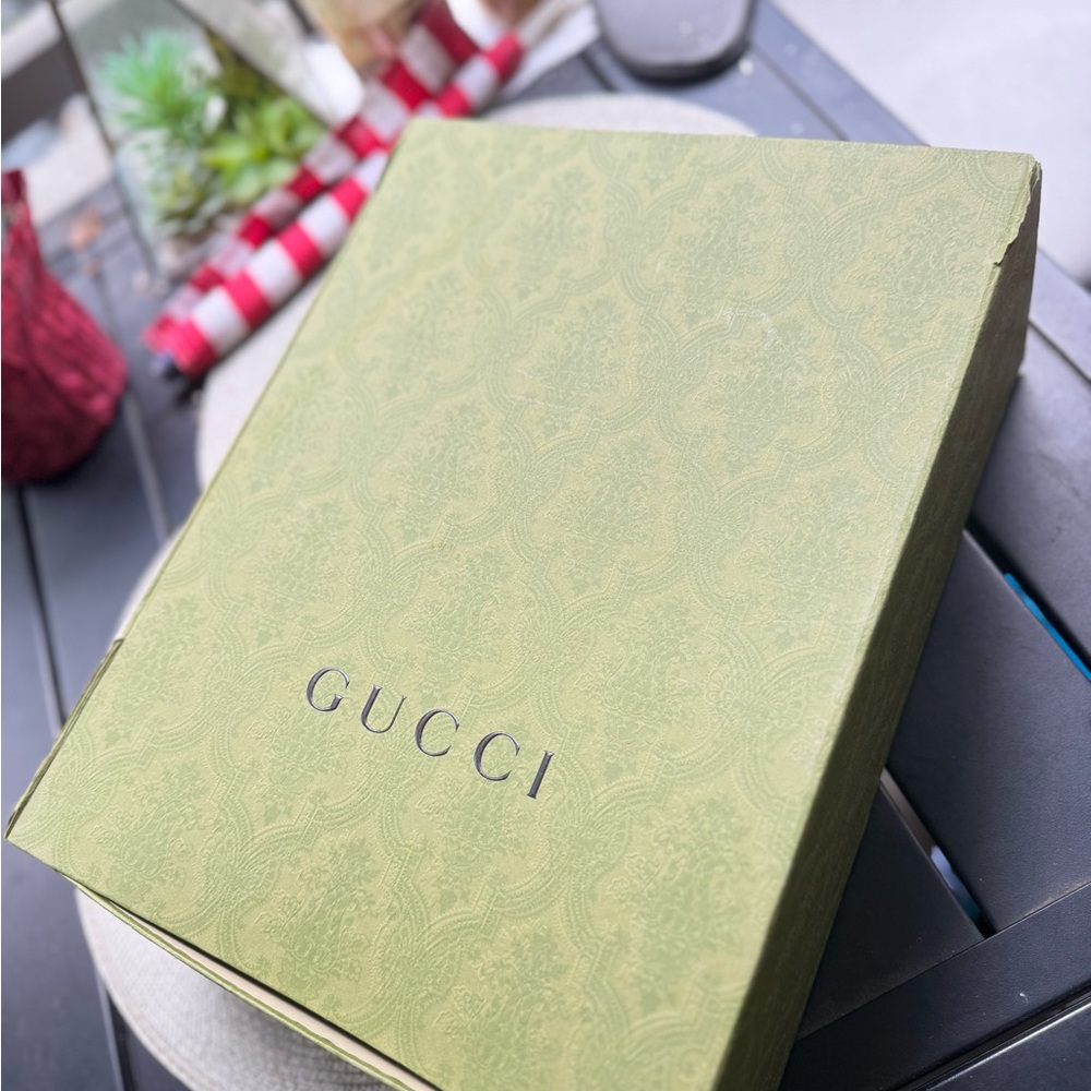 Gucci Green Patterned Box